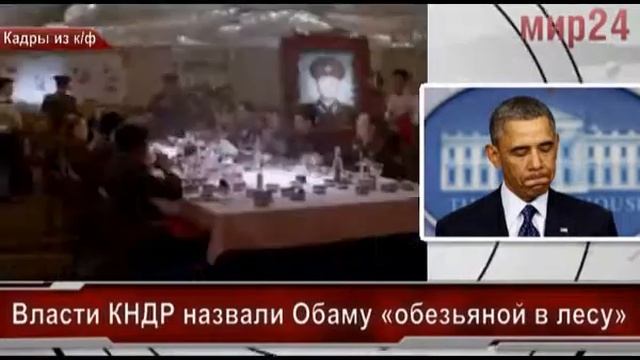 Барак Обама обезьяна в тропическом лесу Власти КНДР1 смотреть онлайн