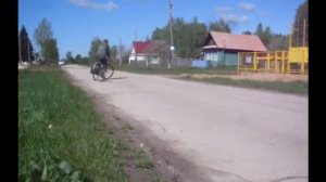 прицеп для велосипеда.
