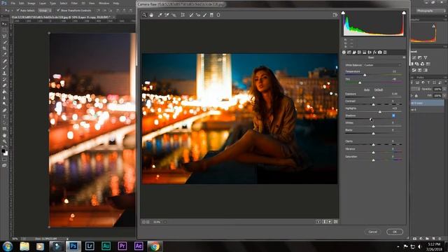 How to TEAL and ORANGE Photoshop Tutorial in 3 Minute смотреть онлайн
