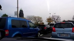 Проехали через центр Дрездена. 2017