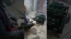 Пуск вручную Вольво пента при минус одном градусе