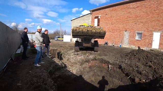 Строительство Автомойки #1:  Установка Септиков  [СергейКоленко]