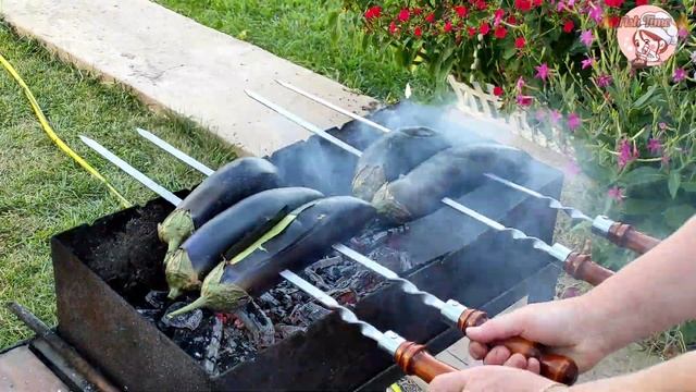Баклажаны на углях, все просто и вкусно ?? смотреть онлайн