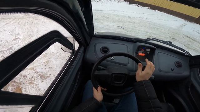 Bajaj Qute. Winter driving 2023. смотреть онлайн