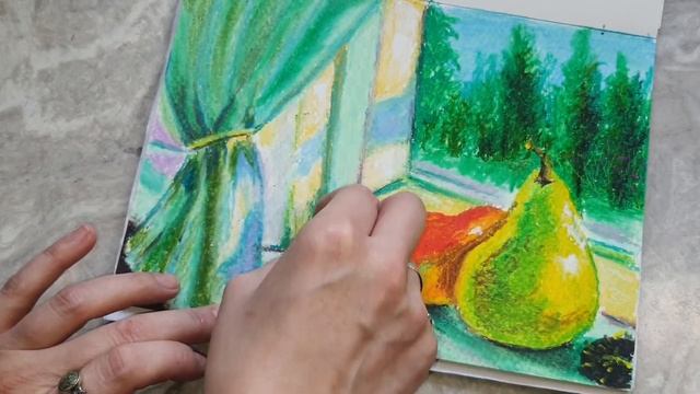 Секреты масляной пастели ??