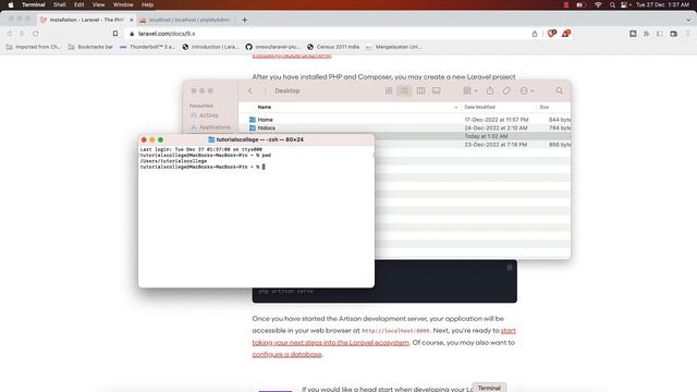 Creating a new Laravel Project Part 2 | Laravel Tutorials from scratch