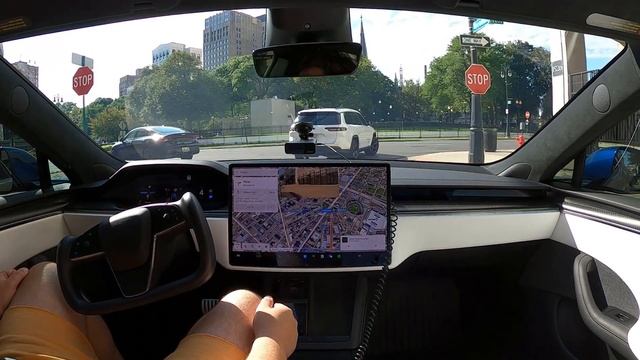 FSD Beta 11.4.4 Surviving The Streets Of Detroit смотреть онлайн