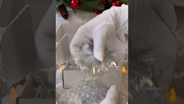 Набор ёлочных игрушек из эпоксидной смолы, упаковка