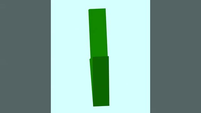 3D-указатель - зелёная стрелка - вниз