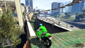 ГОНКИ GTA 5 - ВЕСЁЛАЯ ПАРКУР ГОНКА НА МОТОЦИКЛАХ!