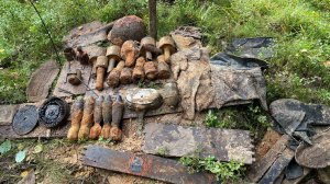 Раскопали блиндаж с неизвестным солдатом _ Dug up a dugout with a unknown  soldier (1080p)