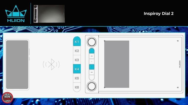 Huion Inspiroy Dial 2 (Q630M) Graphic Tablet - Review смотреть онлайн