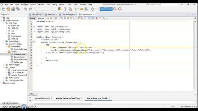 Actividad 4 servlets jsps java jdbc mvc dao login смотреть онлайн