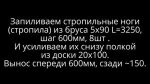 Сарай 2,5х4м. Своими руками