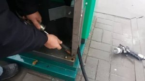 Разрывная муфта газовой колонки. Сборка после "отрыва пистолета"