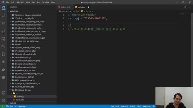 Máscara para formatar CNPJ com JavaScript смотреть онлайн
