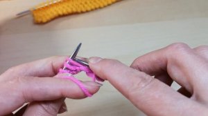 №152 Оригинальный наборный край спицами. Как набрать начальный ряд спицами.