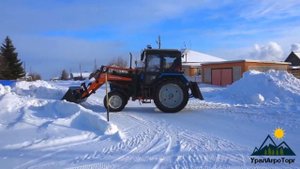 Погрузчик фронтальный ПКУ-0,9 на мтз «СибДорСельМаш»