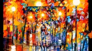 Художник Леонид Афремов. Золотая осень.