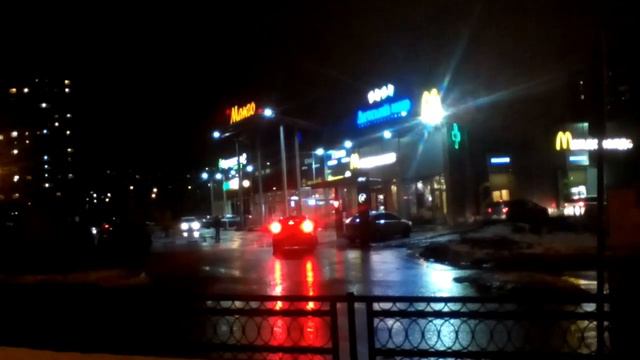 Golyanovo in the night.Ночное Гольяново.