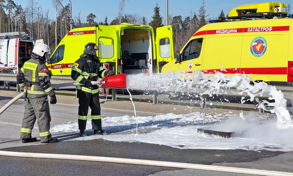 Масштабные учения по ликвидации последствий ДТП прошли в Подмосковье / Город новостей на ТВЦ