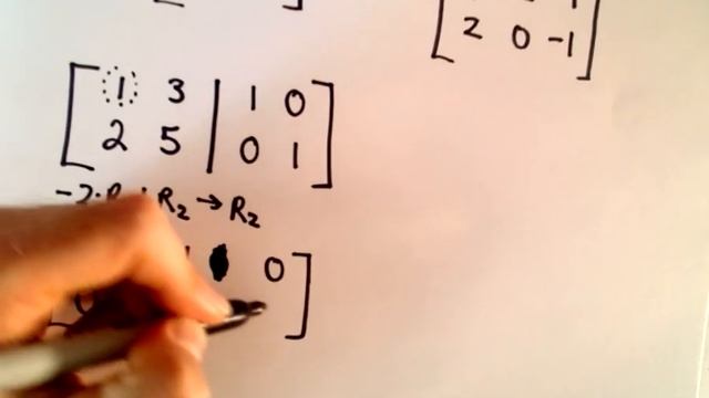 Inverse Matrix Using Gauss-Jordan / Row Reduction , Example 1