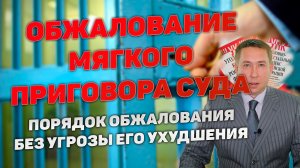 Обжалование мягкого приговора суда первой инстанции для исключения возможности ухудшения положения