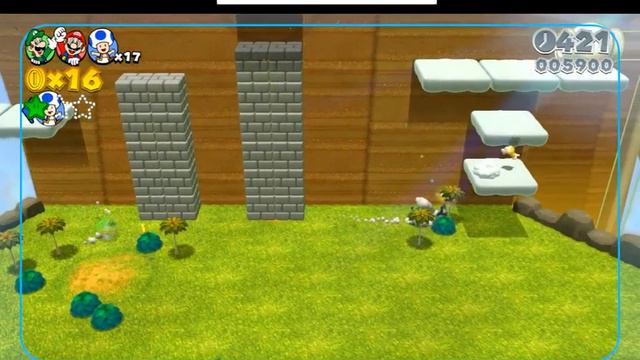 Super Mario 3D World - Sprawling Savanna Rabbit Run - 3 players смотреть онлайн