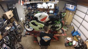 Honda CBR 600 F4i Stunt Build By Cory @ CS Garage - Timelapse