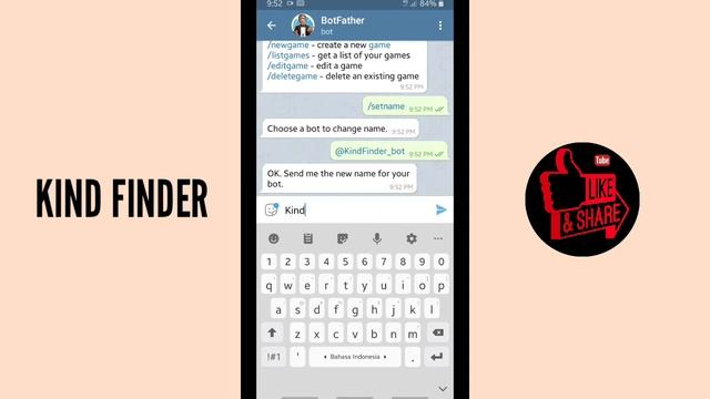 How to change Telegram Bot name смотреть онлайн