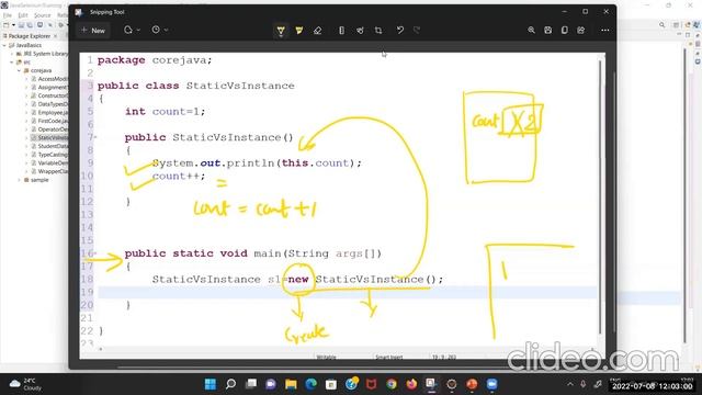 Java Programming Session 9: Java Constructor and Methods смотреть онлайн