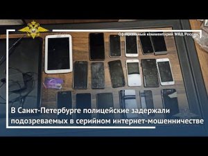 Ирина Волк: В Санкт-Петербурге полицейские задержали подозреваемых в серийном интернет-мошенничестве