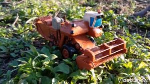 Комбайн ☆Нива СК-5☆ из пластилина своими руками!!!