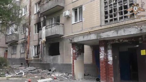 Этой ночью украинские националисты обстреляли ракетой "Точка У" город Сватово в ЛНР