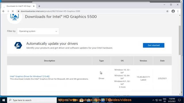Download & Update Intel HD Graphics 5500 Driver on Windows 10/8/7 смотреть онлайн