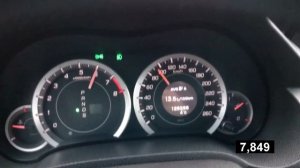 Honda Accord 8/ 2.4 201Hp/ AT / Without Intake Resonator / 0 - 100 acceleration
