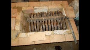 Кирпичная печь-камин с водяным контуром для дачи