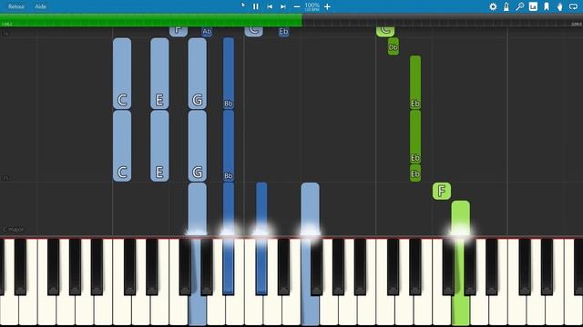 piano tutorial "SAMBA CANTINA" by Paul Desmond, with free sheet music (pdf) смотреть онлайн