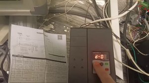 Настройка частотника TC350 4 кВт 380В 1000Гц