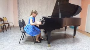 М Парцхаладзе. Танец юношей из Болгарской сюиты op.47а. Лаптева А.,  Долотказина Э., 10 лет