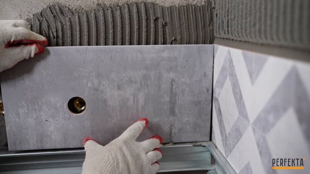 Как быстро уложить керамогранит и плитку в ванной смотреть онлайн