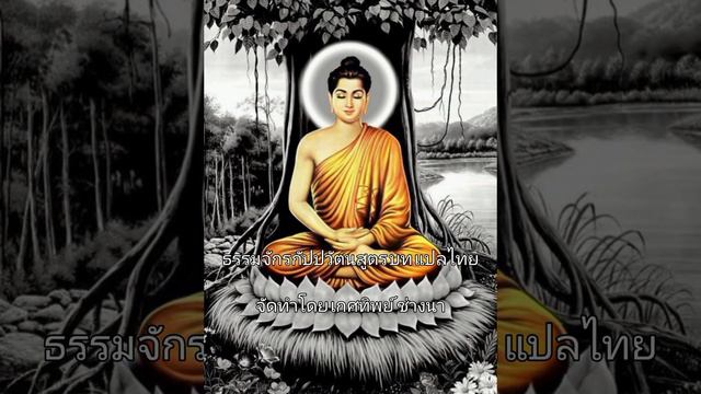 บทสวด ธรรมจกรกปปวตนสตร บทแปลไทย จดทำโดย เกศทพย ชางนา