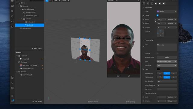 Маски Инстаграм:Как сделать маску-фильтр(пресет) с надписью(текстом) за 5 минут, Spark AR, tutorial смотреть онлайн