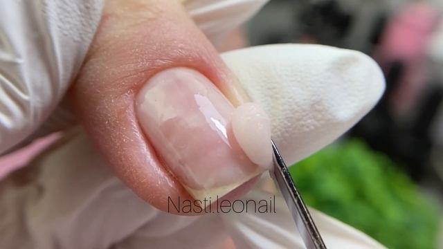Маникюр Гельлак Ремонт ногтя Дизайн гельлаком #ногти #nails #ремонтногтей #маникюр #дизайнногтей