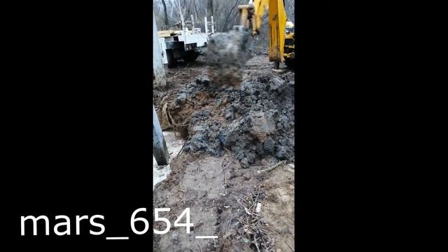 установка ЛЭП опор в болотистыхместах !!!!
