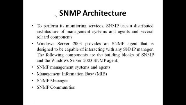 INTRODUCTION TO SIMPLE NETWORK MANAGEMENT PROTOCOL | SIMPLE NETWORK MANAGEMENT PROTOCOL | SNMP смотреть онлайн