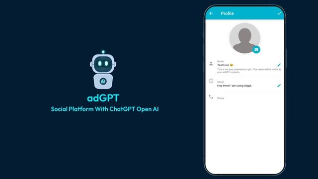 adGPT | Social Platform | ChatGPT | Open AI | Android & iOS | Flutter App