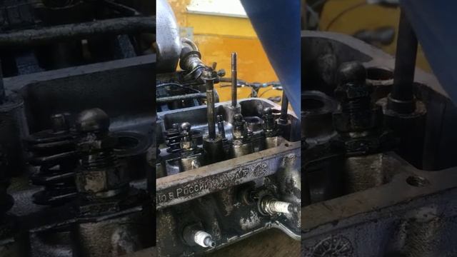 Ремонт ГБЦ,замена клапана, своими руками, смотреть онлайн