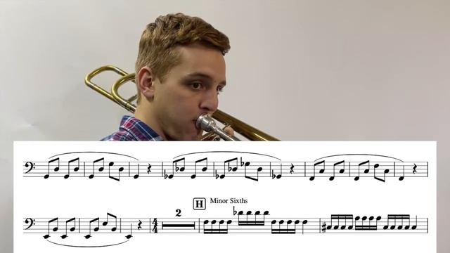 Trombone Interval Warm Up Play Along смотреть онлайн