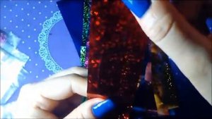 Голографическая фольга для дизайна ногтей с Алиэкспресс